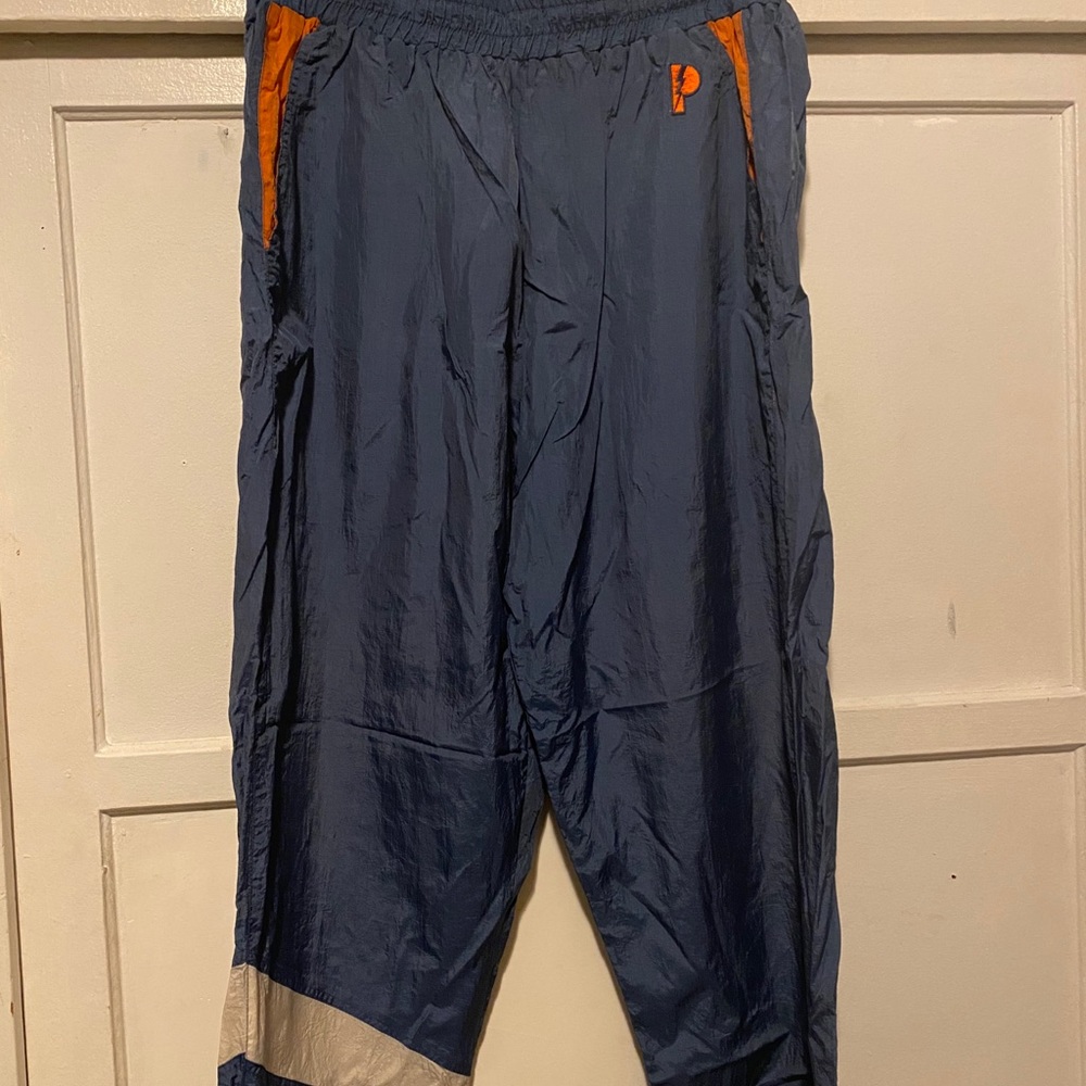 Vintage Windbreaker Pants Navy Blue
